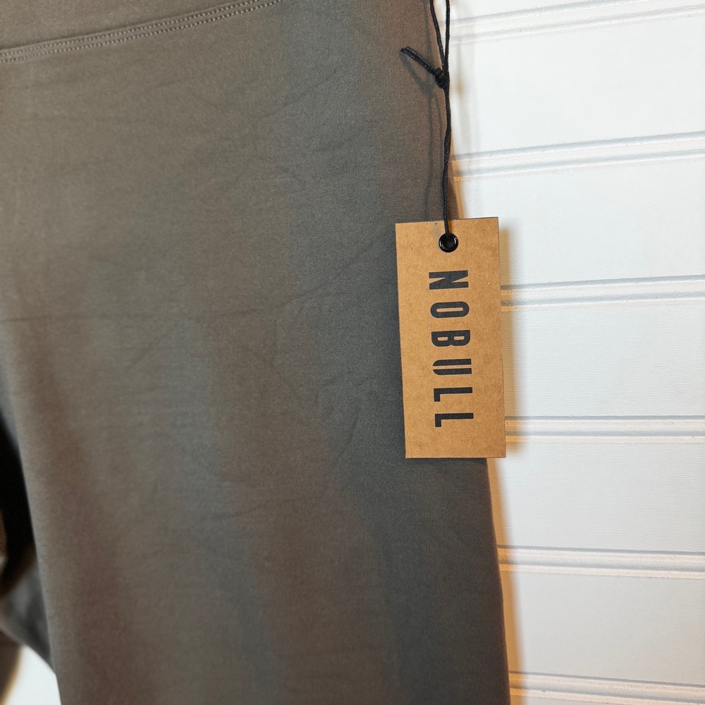 NOBULL Womens Dark Olive Green Workout Leggings Capris Size L NEW - Picture 3 of 8